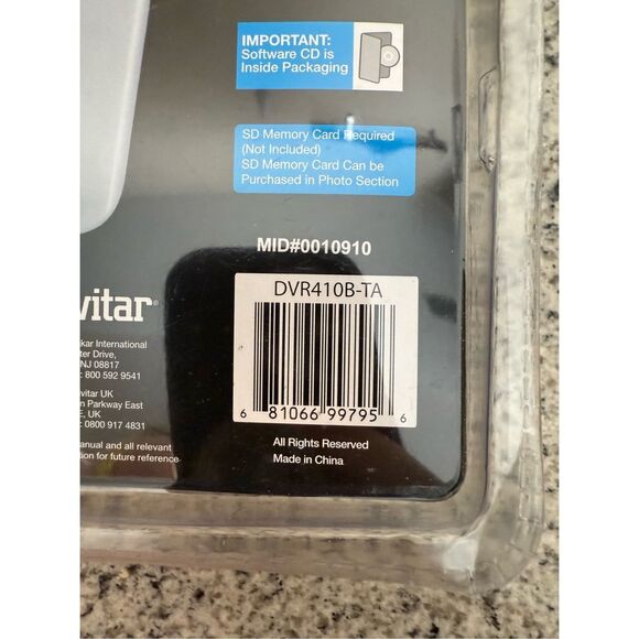 Vivitar DVR410N Digital Video Recorder Camera Silver NEW Sealed 180° Screen Flip - Picture 3 of 3